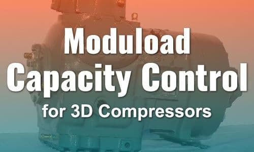 Moduload Capacity Control for 3D Compressors