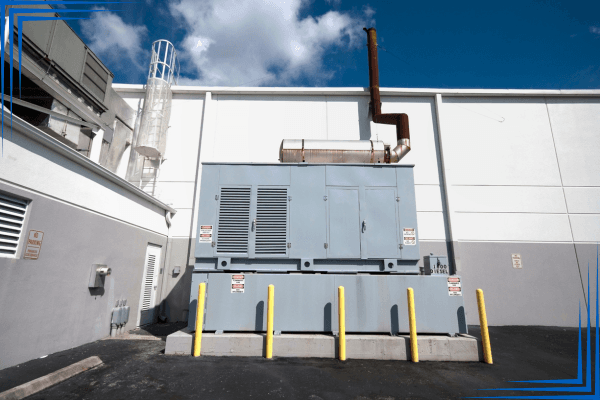 commercial generator and commercial hvac compressors