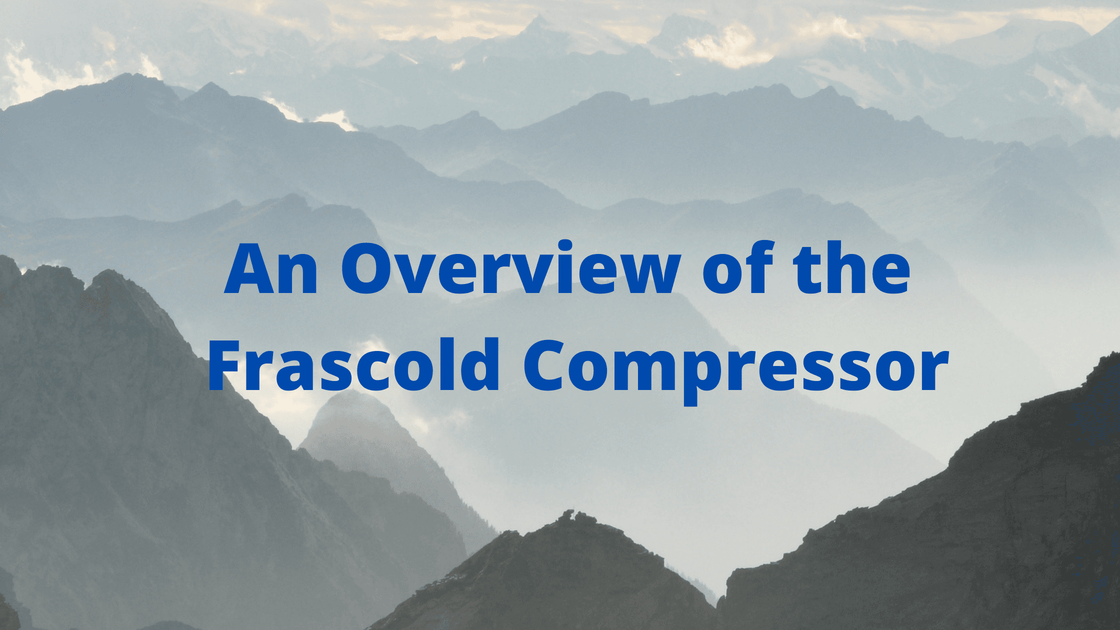 An Overview of the Frascold Compressor